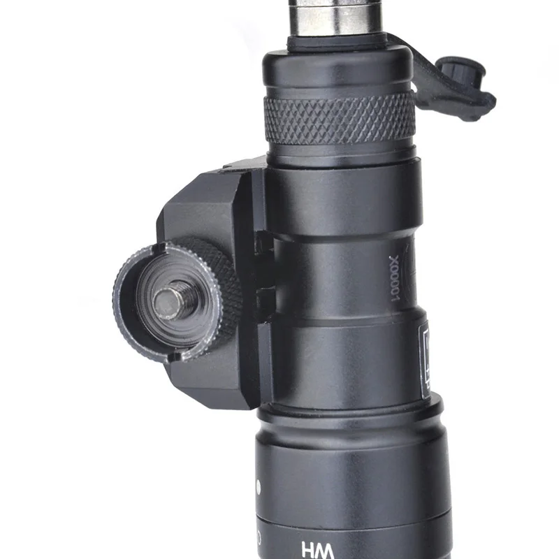 SEIGNEER Hunting Tactical flashlight with tail switch M300W Q5 KM1-A Scout Light Full Version (Strobe Output Ver.) black DE | Спорт и