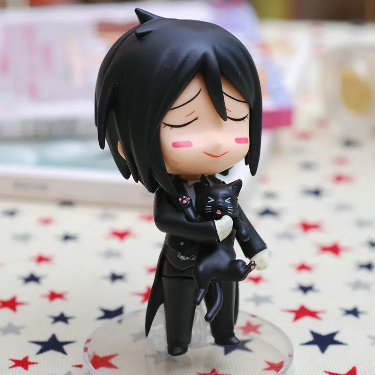 2 стиля Nendoroid Kuroshitsuji Черный дворецкий Себастиан микаелис Ciel ПВХ модель игрушки фигурка кукла с коробкой