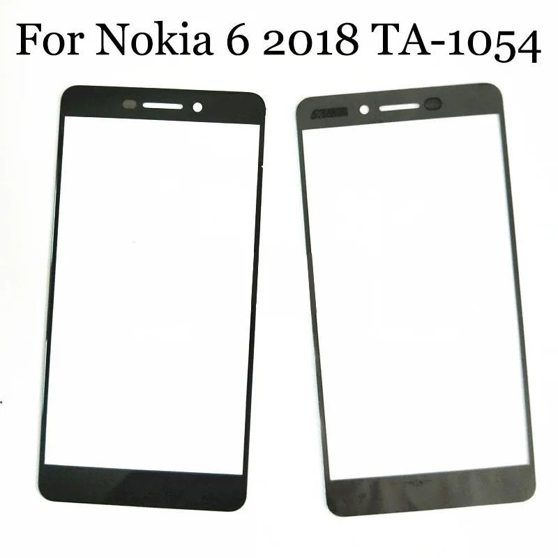 2 шт. для 2018 Nokia6 сенсорный экран дигитайзер Nokia 6 TA 1054 стеклянная панель без гибкого