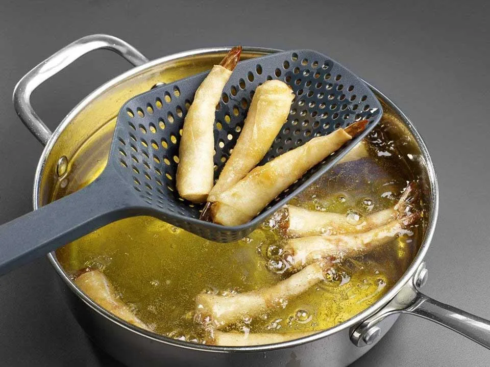 TEENRA большой нейлоновый дуршлаг Овощной Совок Stainer протекающая Лопата Stainer фильтр для воды инструменты для овощей