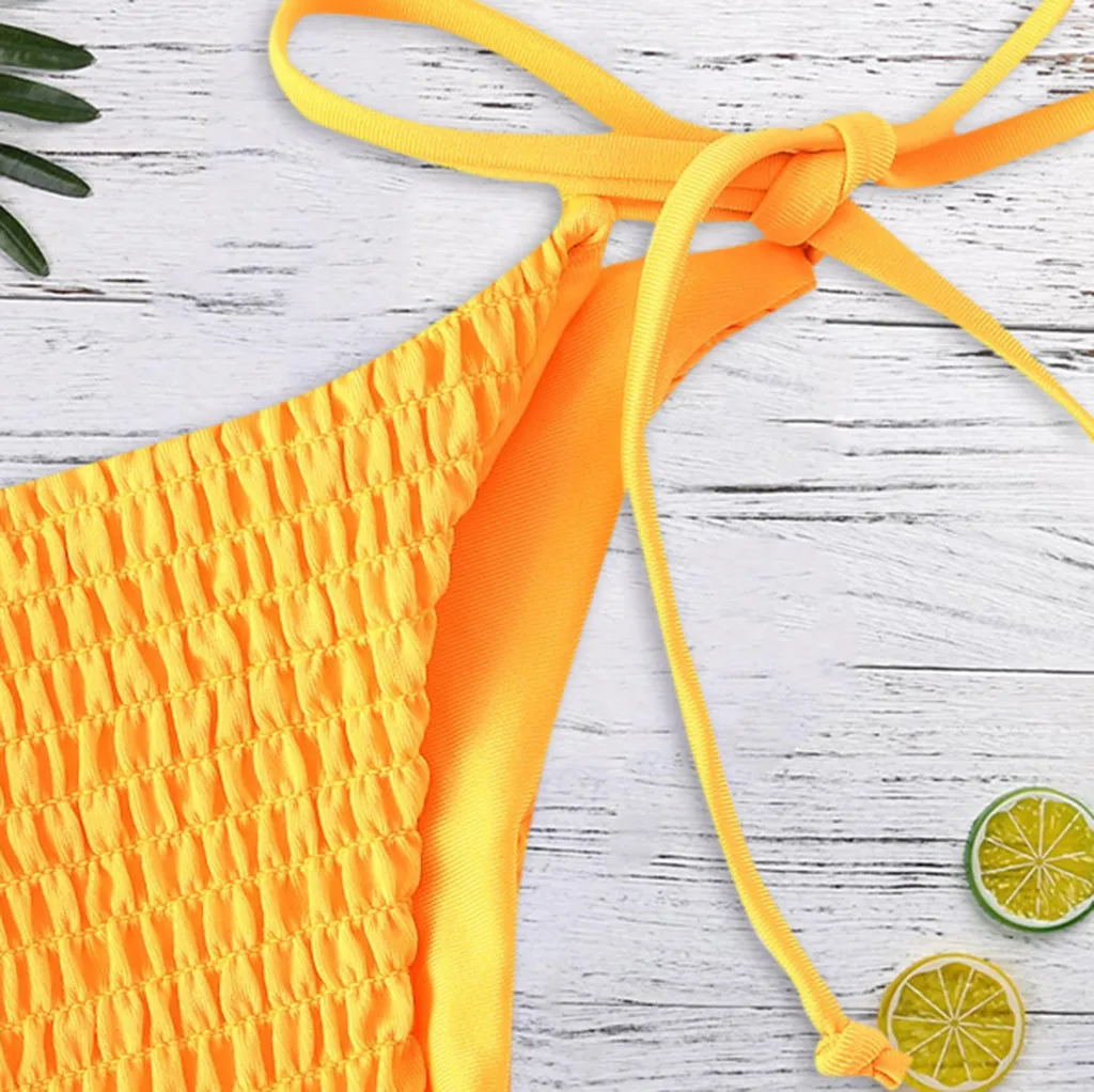 Купальник женский раздельный 2019 Принт пуш ап пляжный бюстгальтер с подкладкой