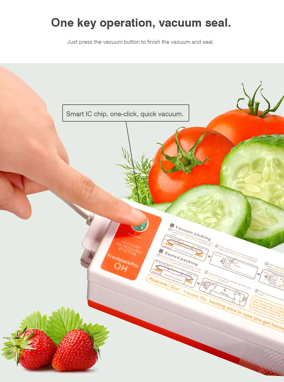 Электрический вакуумный упаковщик для пищевых продуктов, бытовая автоматическая упаковочная машина для свежих продуктов, вакуумная упаковочная машина, вакуумная упаковочная машина Vakum Makinesi 100 Вт