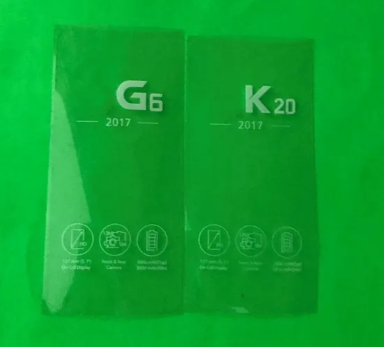 Заводская Защитная пленка для переднего экрана 100 шт. новая фотопленка LG G2 G5 G6 G7 Mini