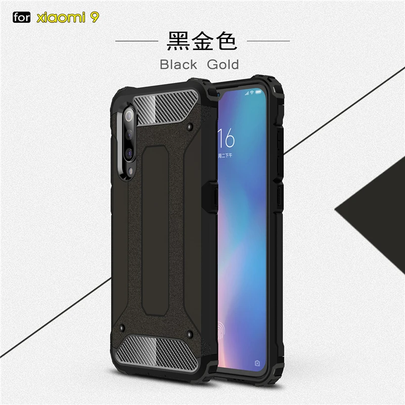 Чехол для Xiaomi Mi 9 8 Se Lite Play противоударный армированный резиновый сверхпрочный