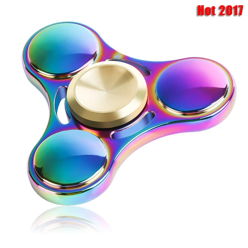 Непоседа Spinner Радуга ручная блесны высокое Скорость топ палец игрушка из металла