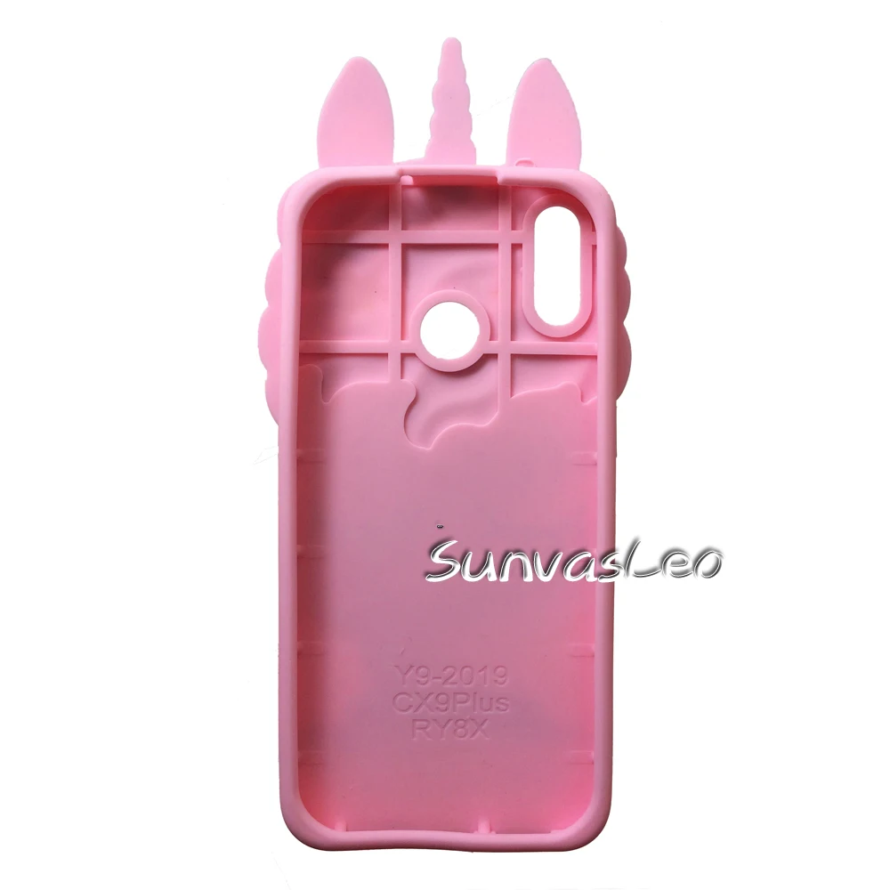 Для huawei Y9 3D Мягкий силиконовый чехол с милыми мультяшными животными чехол для задней панели сотового телефона Оболочка чехол s для huawei Honor 8X