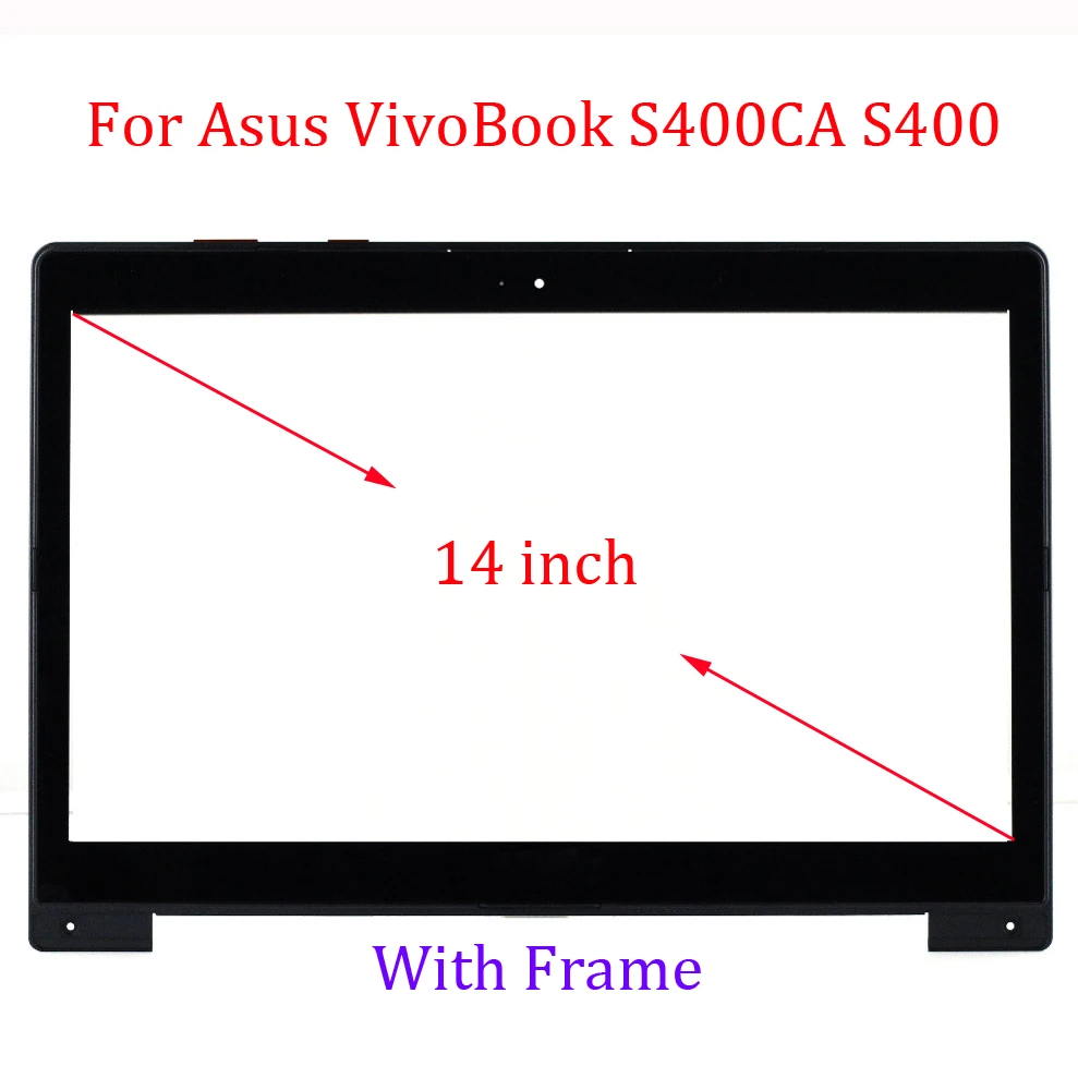 

STARDE Replacement Touch For Asus VivoBook S400CA S400 Touch Screen Digitizer Panel Glass Senso Frame 14"