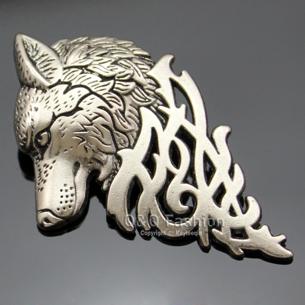 Художественное украшение в стиле ретро Койот с головой Койота|pin badge|brooch pinsbrooch