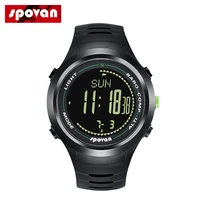 spovan leader 2 smart watch men sports digital 3d pedometer 5atm waterproof led backlight calorie count wrist watches