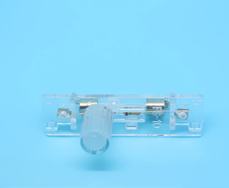 Трубка плавкого предохранителя 6*30 мм одинарное соединение рельсовый держатель с