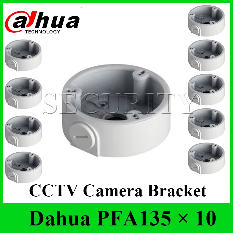 

10 Pieces/Lot Dahua PFA135 Waterproof Junction Box CCTV Bracket for Dahua IP Camera Express Shipping