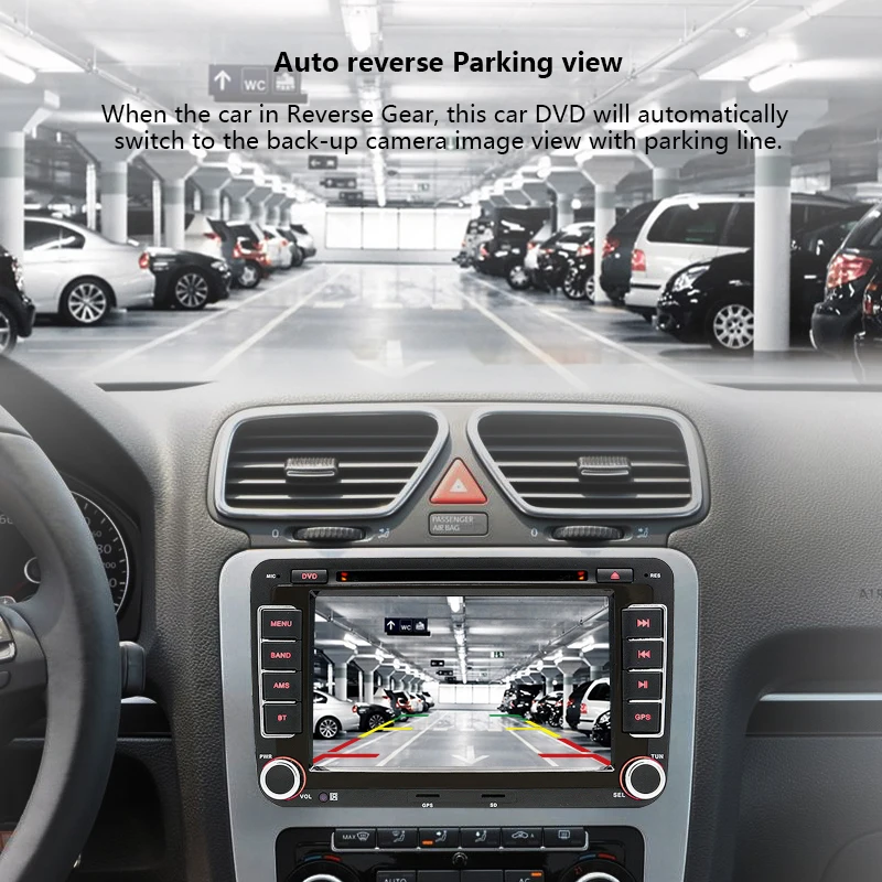 Awesafe 2 DIN 7 дюймов dvd плеер автомобиля Радио для VW/Skoda/Octavia/Altea/Мужские поло /Superb II GPS