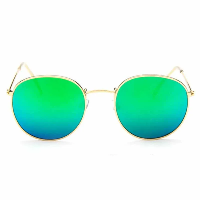2019 Винтажные Солнцезащитные очки уличные с цветными линзами зеркальная Модная