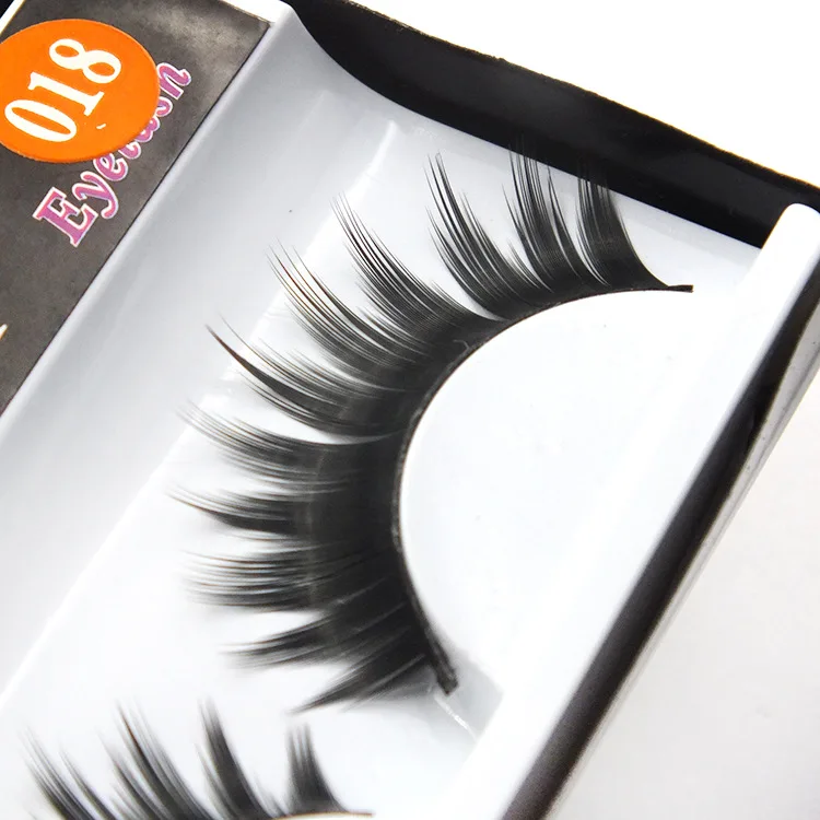 1 пара ресницы с густыми черными стеблями Корея натуральный невооруженный макияж