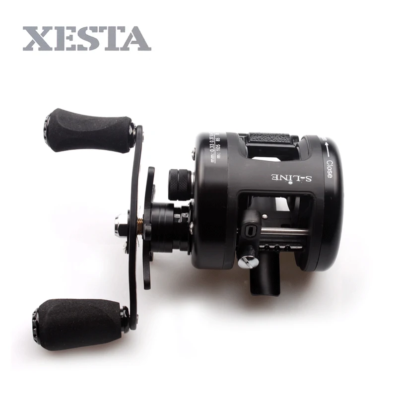 XESTA новая Рыболовная катушка барабанное колесо 9 + 1 подшипники Максимальное