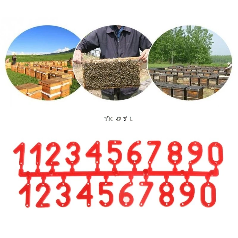 1 комплект чехол для пчеловода с номером красная идентификационная коробка рамка