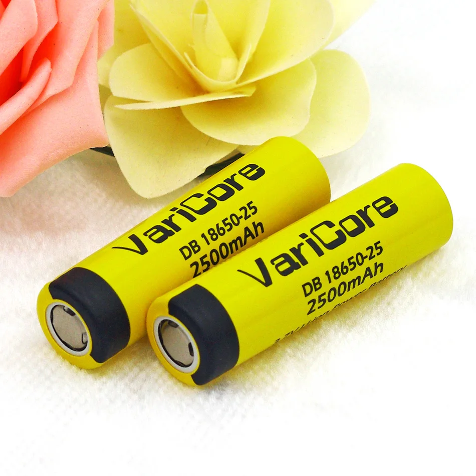 12 шт. .. Литий ионный аккумулятор VariCore DB 18650 25 35 А 2500 мАч|2500 mah battery|lithium-ion batterymah battery |