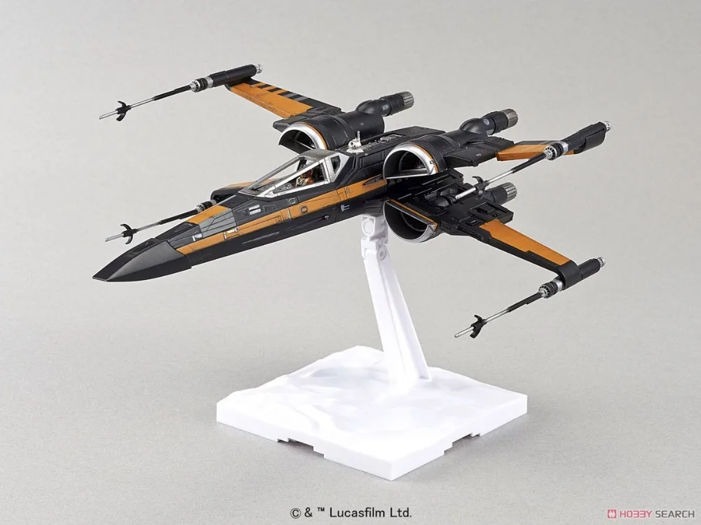 1/72 Bandai Звездные войны POE'S X-Wing модель истребителя хобби