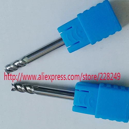 1 шт. D3 * 8 50 HRC50 3 флейты плоские концевые фрезы для алюминиевых фрезерных