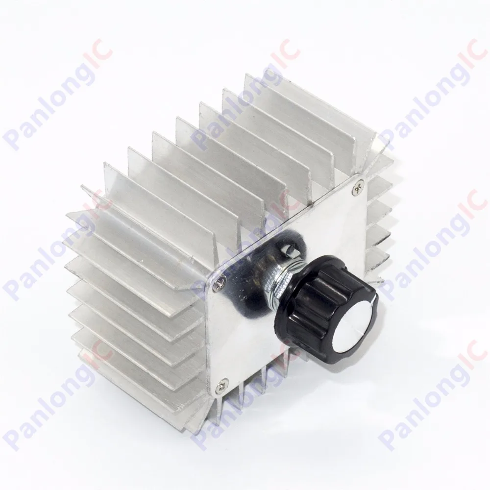 

NEW 220V 5000W Speed Controller Regulator SCR Voltage Regulator Dimmers Thermostat Free Shipping