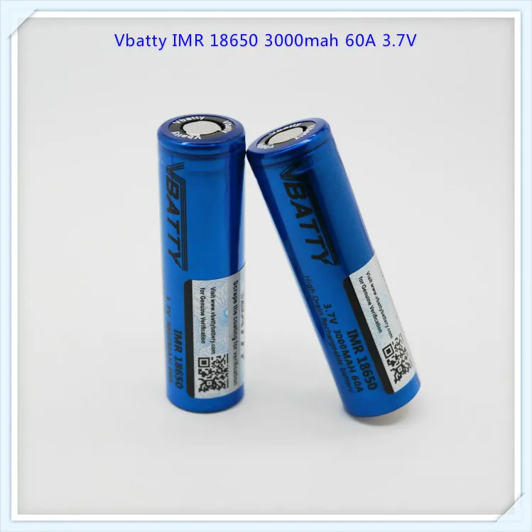 Аккумуляторная батарея Vbatty IMR V30 18650 3 7 В 60a se us18650vtc6 Оригинальная 3000 мАч 40a Li Ion (1