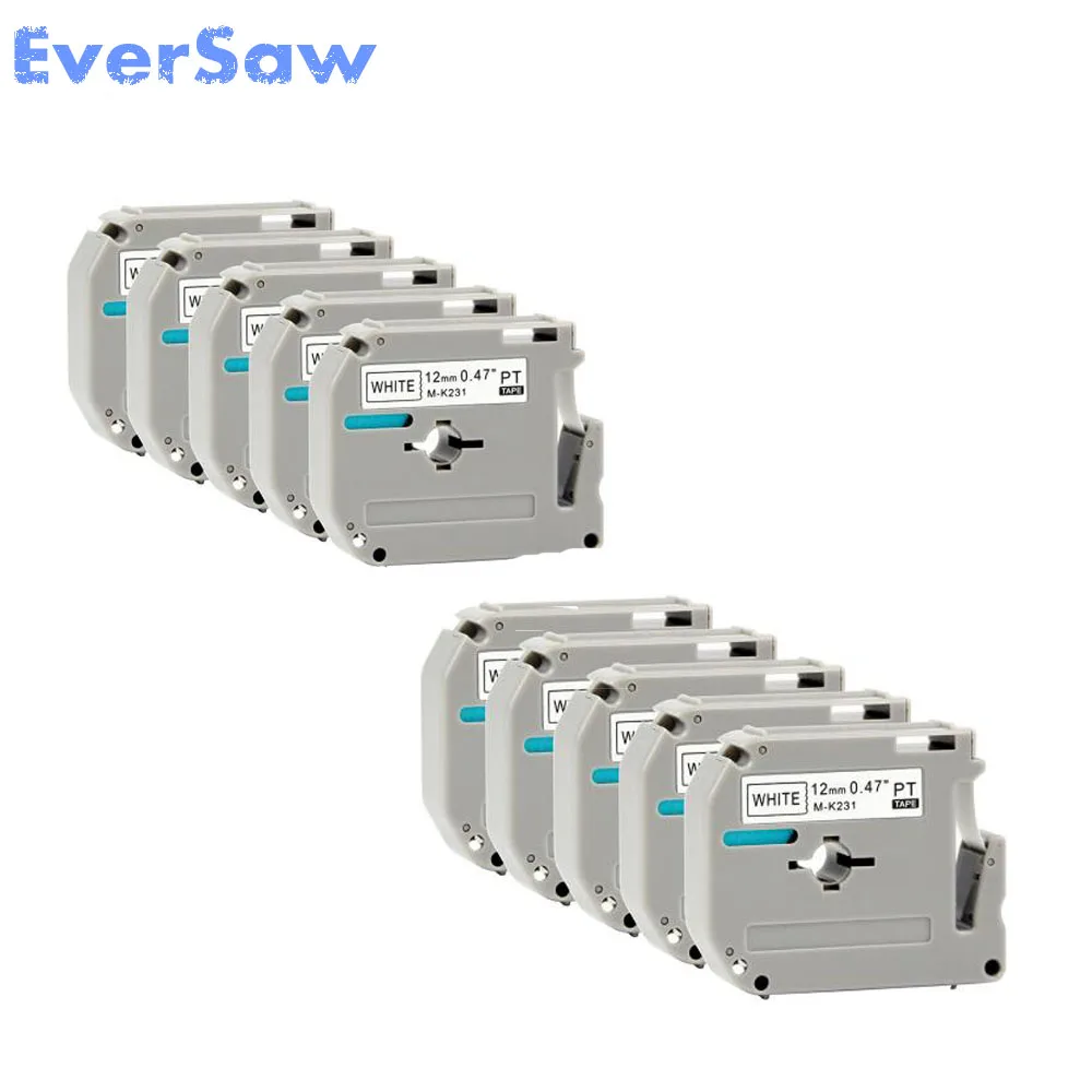 120pcs/lot New compatible M tape label M-K231 MK231 M231 K231 MK-231 for ptouch printer pt-65 pt-70 pt-80 etc | Компьютеры и офис