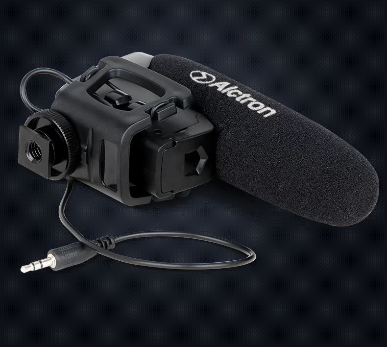 Alctron VM-6 дробовик стерео-микрофон Запись интервью микрофон для Canon Nikon любая DSLR камера DV видеокамера
