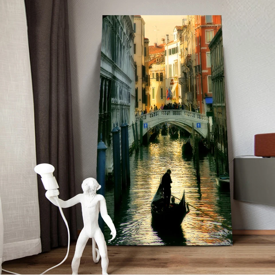 Настенный художественный холст с принтом 1 шт. архитектурная картина для здания