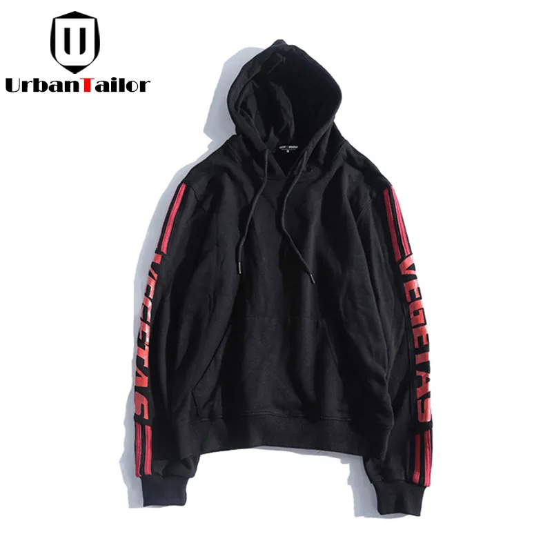 Urbantailor хлопок Принт Толстовки Для мужчин кофты S черный свитер с капюшоном oversize