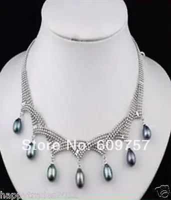 Очаровательное ожерелье с натуральным пресноводным жемчугом 7 9 мм|pearl pendant