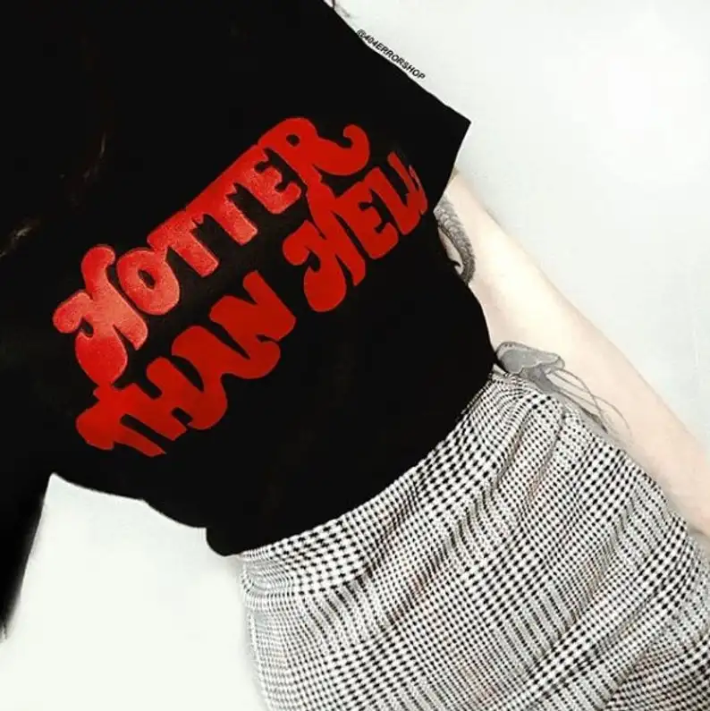 Сильнее чем ад футболка Эстетическая унисекс 90s гранж Графический camisetas в