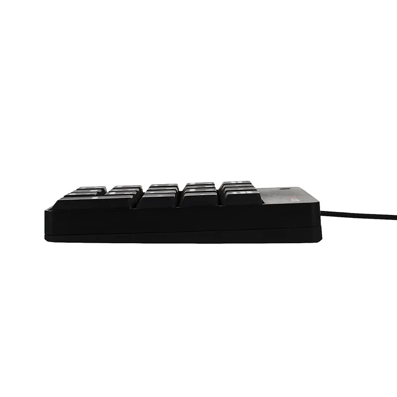 Мини USB клавиатура для портативных ПК 19 клавиш черная Проводная цифровая адаптер
