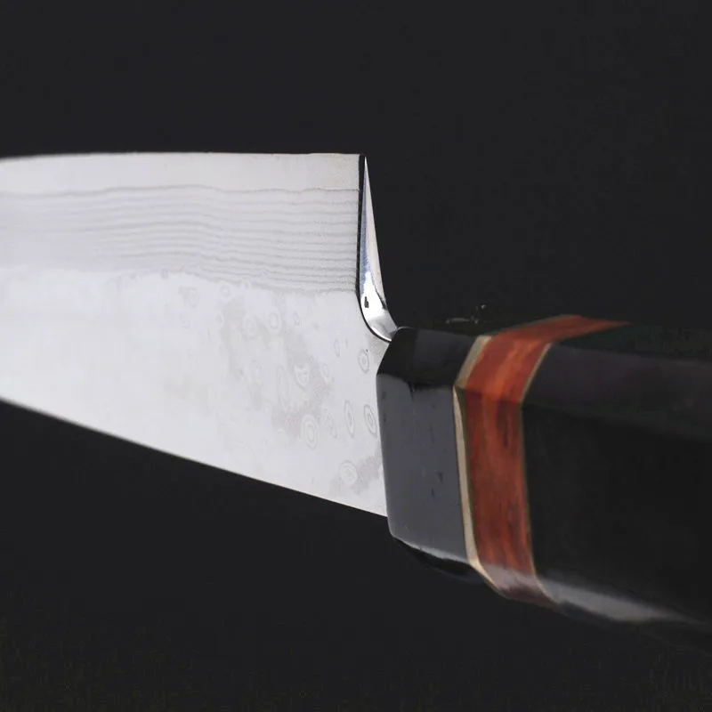 Японский кухонный нож Kiritsuke vg10 прибор из дамасской стали для суши лосося рыбы