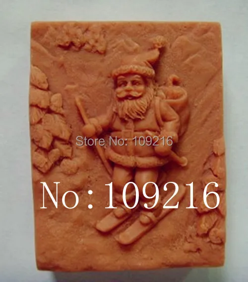 1 шт. силиконовая форма для мыла Санта Клаус (zx01351)|mold craft|molde diymold silicone mold |