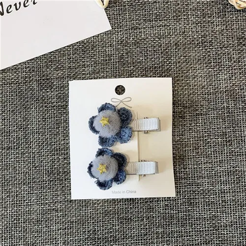 set 12 12 компл./лот Лидер продаж Детская одежда ручной работы волос Accessorires подсолнечника фрукты заколка в виде звезд Заколки для волос для девочек, повязка на голову - Цвет: set 12