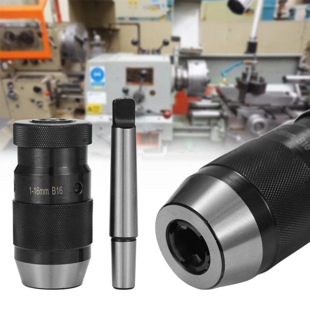 KKMOON сверло токарный станок сверлильный патрон с ручкой один тип MT B16 1 16 мм