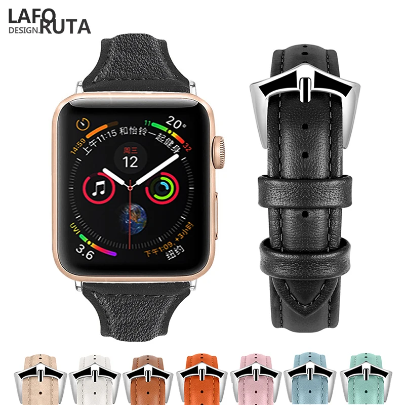 Ремешок Laforuta для Apple Watch Band 40 мм 44 Series 4 iWatch 42 38 Современный браслет наручных часов 3