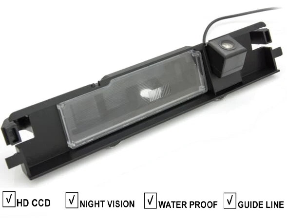 

Фотокамера для Toyota Yaris 2006-2012 Vitz, парковочная камера заднего вида, Направляющая линия, ночное видение, водонепроницаемая, 520tvlin