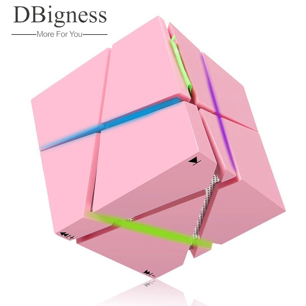 Беспроводная Bluetooth Колонка Dbigness со светодиодной подсветильник кой|Портативные