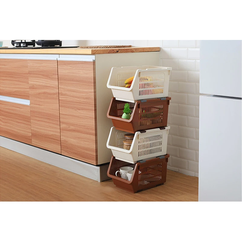 Пластиковый держатель для овощей Baffect многофункциональный стеллаж хранения