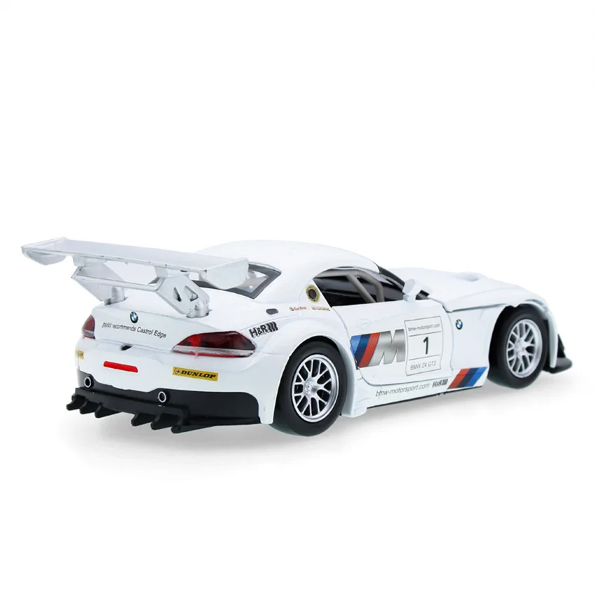 1:32 Z4 GT3 модель игрушечного автомобиля из сплава потяните назад детские игрушки