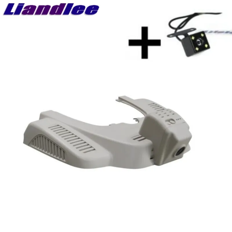 Gray Front And Back Liandlee для Mercedes Benz ML GLE W166 2011~ автомобильный дорожный рекорд WiFi DVR видеорегистратор для вождения - Название цвета: Gray Front And Back