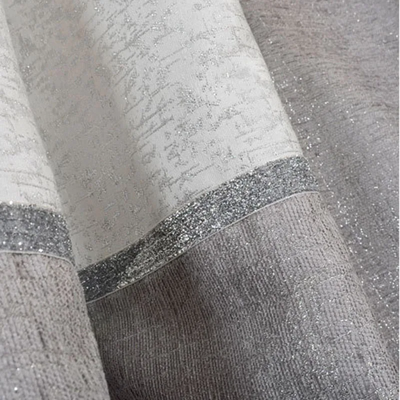Color 2 Cloth Шенилловая вышитая Роскошная занавеска s фабричная коричневая и серая занавеска для спальни гостиной занавеска s панель готовая WP221-30 - Цвет: Color 2 Cloth