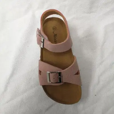 Pink A Обувь для девочек; детские сандалии из искусственной кожи; коллекция года; детская обувь; детские сандалии-гладиаторы для маленьких девочек; пляжная обувь на плоской подошве; детская повседневная обувь - Цвет: Pink A