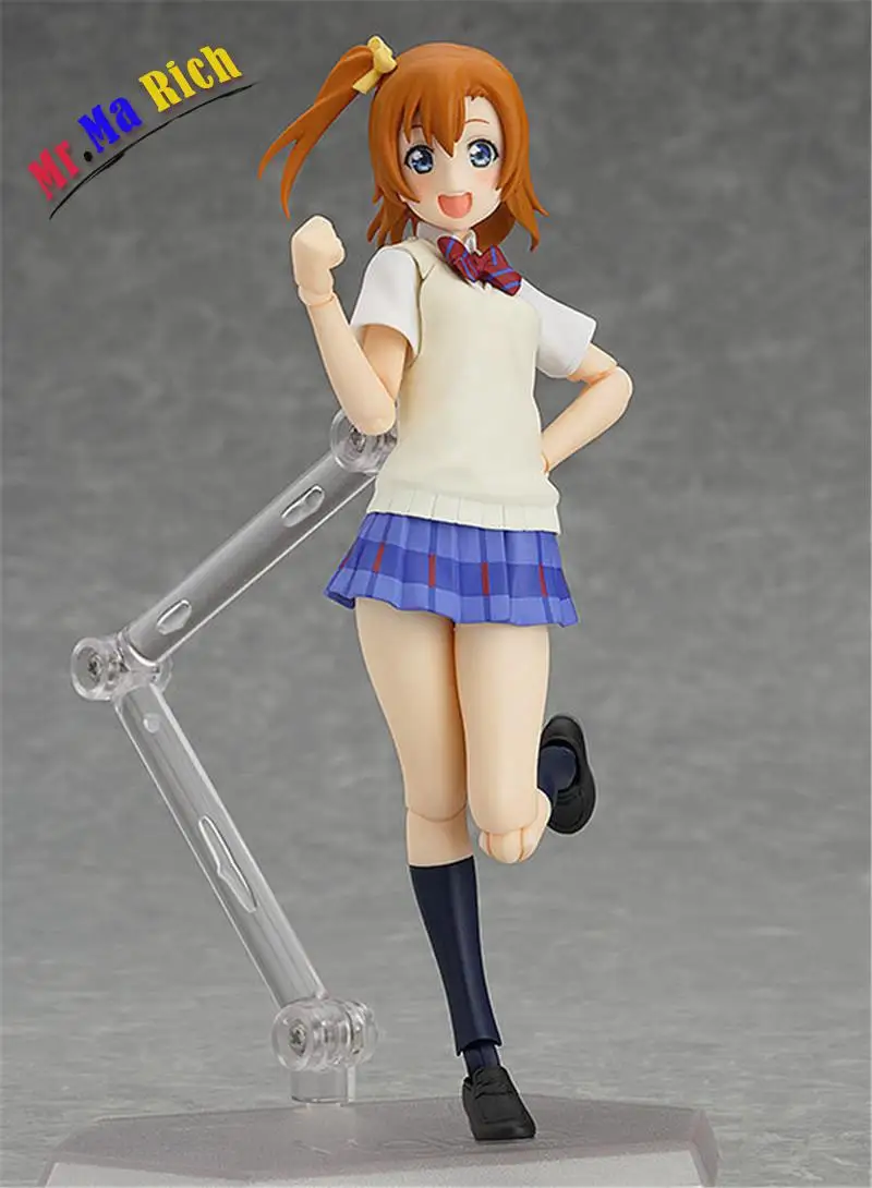 Люблю жить! Школа Idol проект Kousaka Honoka Figma 253 ПВХ фигурку Brinquedos аниме Коллекционная