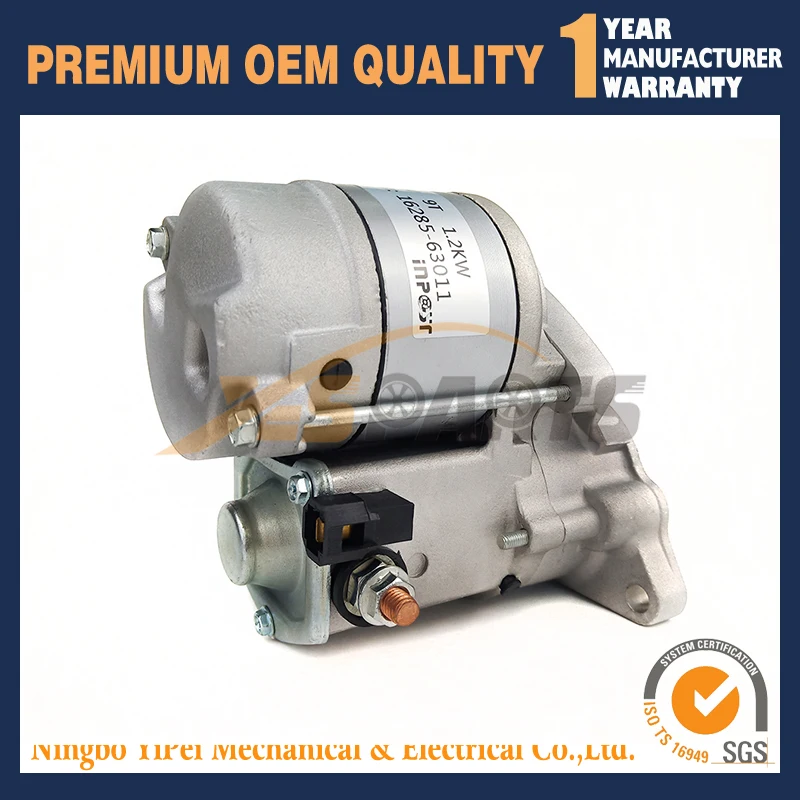 16285-63011 16285-63010 Новый Стартер для двигателя Kubota V1405 V1505 | Автомобили и мотоциклы