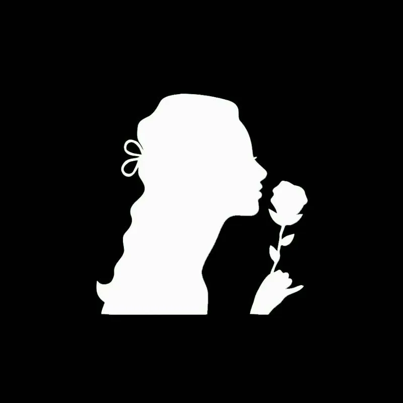 TGS 12 4*12 9 см Kiss The Rose Наклейка на стену &quotПринцесса&quot черный/Серебряный популярный