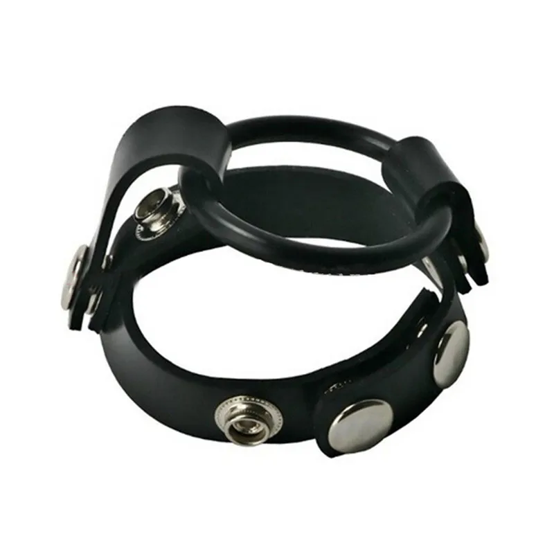 sex toy for men PU Leather Cock Rings Rubber Extender Ring Adult Games Penis Sex Toys For Male product shop | Красота и здоровье