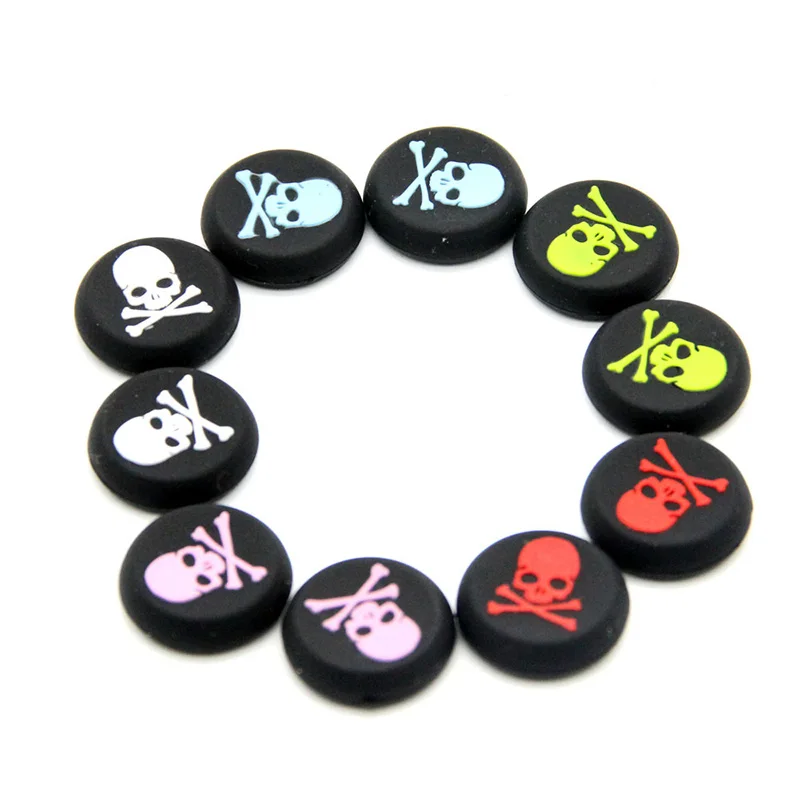 Силиконовый контроллер с черепом 10 шт. аналоговые ручки чехол для аналоговых