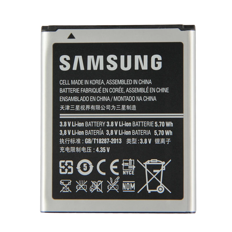 samsung EB425161LU Батарея для samsung GT-S7562L i8190 S7582 S7560 S7566 S7568 S7572 S7580 SM-J105H J1 1500 мА-ч